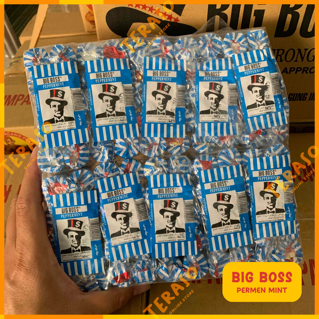 

[PACK] BIG BOSS Permen Peppermint Mint Enak Dingin