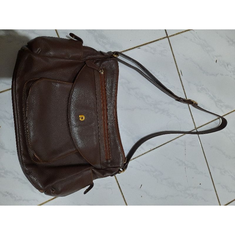 Tas Papillon Slempang Coklat Asem Original