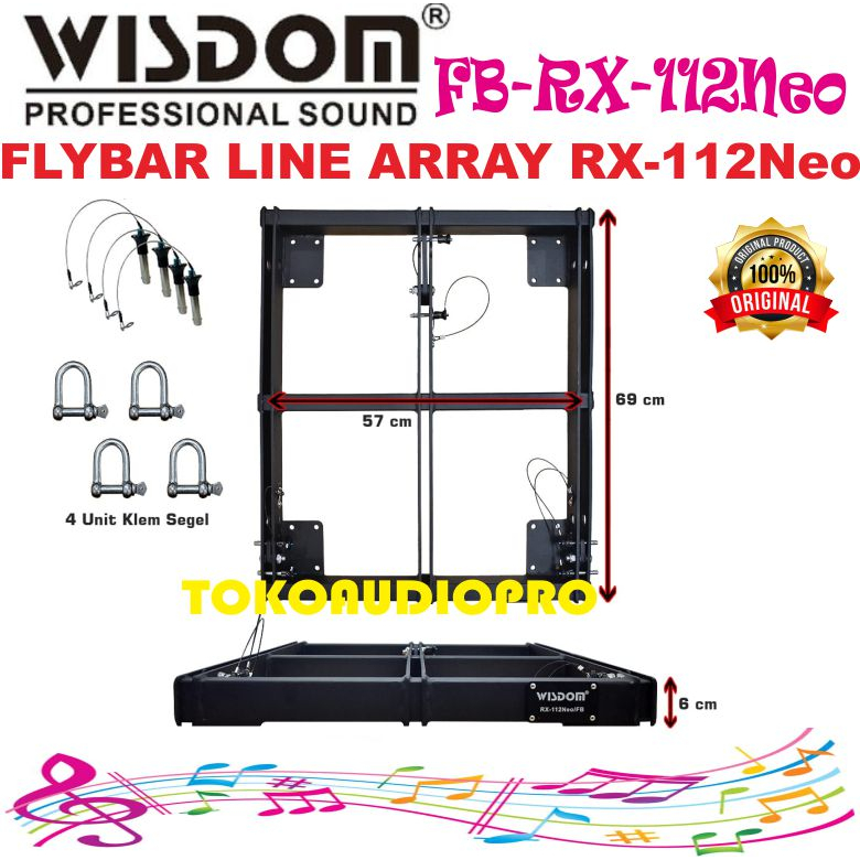 Flying Bar Line Array Wisdom RX-112 Gantungan Line Array Wisdom rx112
