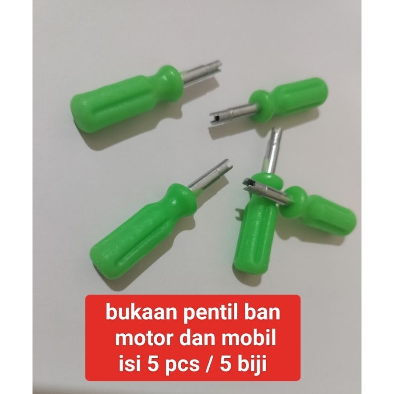 bukaan pentil 5pcs ban dalam / ban luar  motor & mobil