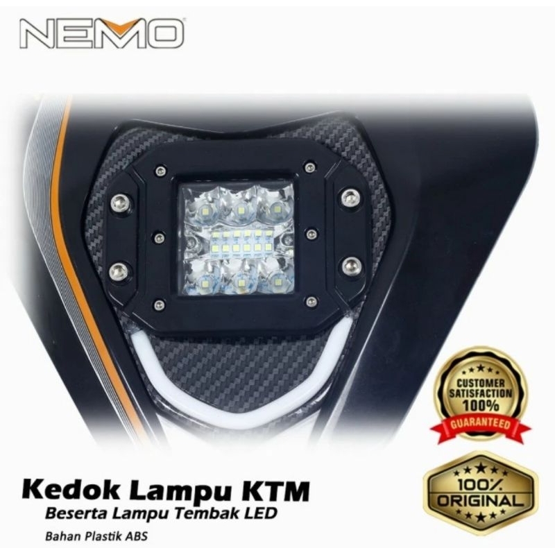 NEMO Kedok Lampu Proyector Plus Neon Tipe KTM Duke