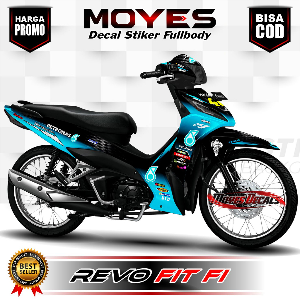 Decal Revo Fit FI Decal Revo X Full Body MOTIF PETRONAS