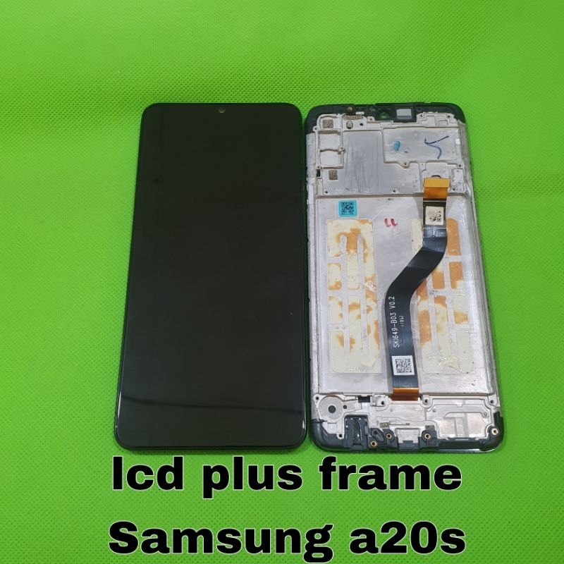 LCD PLUS FRAME SAMSUNG A20S A207 ORI COPOTAN NORMAL GARANSI TES
