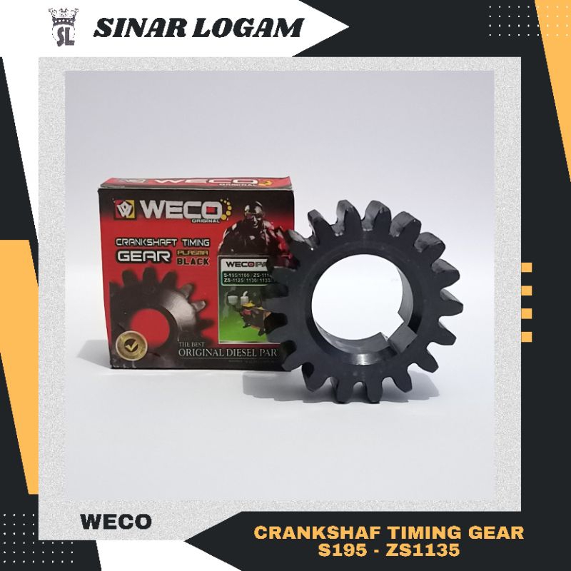 Crankshaft Timing Gear WECO NP (S195,S1100,ZS1110,ZS1115,ZS1125,ZS1130,ZS1133,ZS1135)
