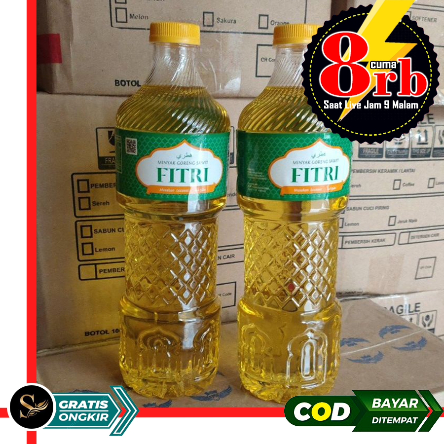 

Minyak goreng fitri 900ml murah promo minyak goreng kemasan botol fitri 900 ml sehat rendah lemak 1liter