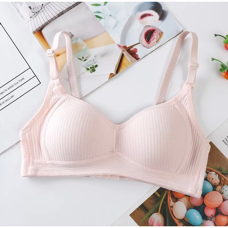 Bra wanita Import Tanpa Kawat Busa Tipis