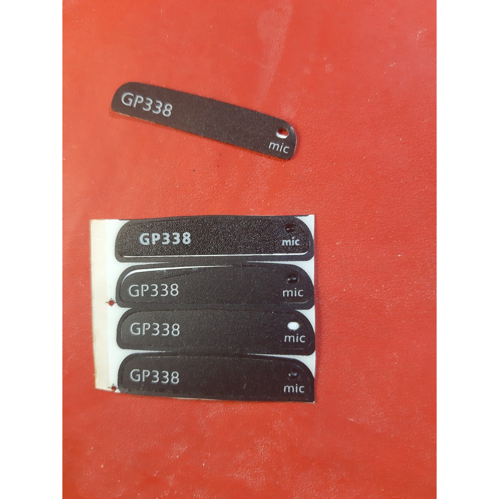Stiker Ht Motorola Gp338 Sticker Bawah Ht Motorola GP 338 Label Ht  Motorola Gp338 Baru Tidak mudah 