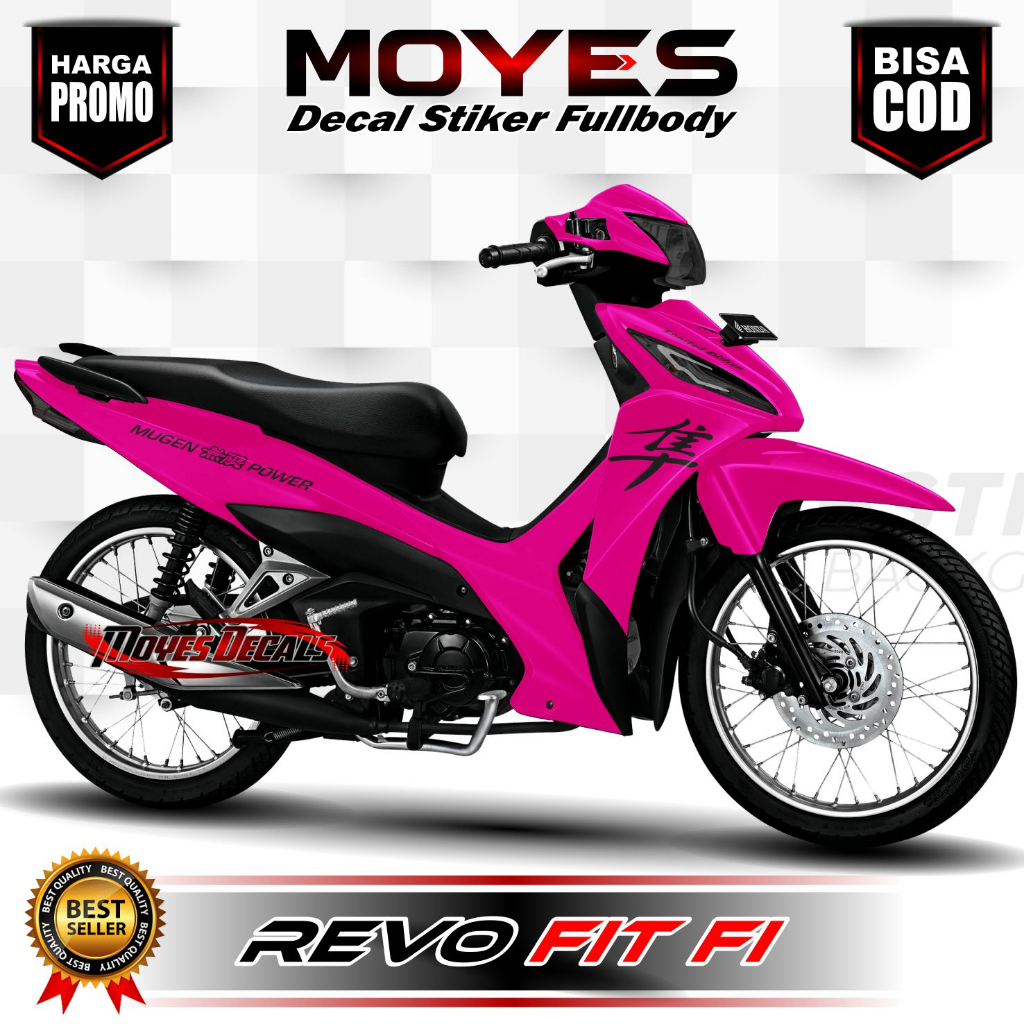 Bisa Cod. Decal Revo Fit Full Body Stiker Revo Fit Full Body Variasi Keren polosan Stiker Honda Revo