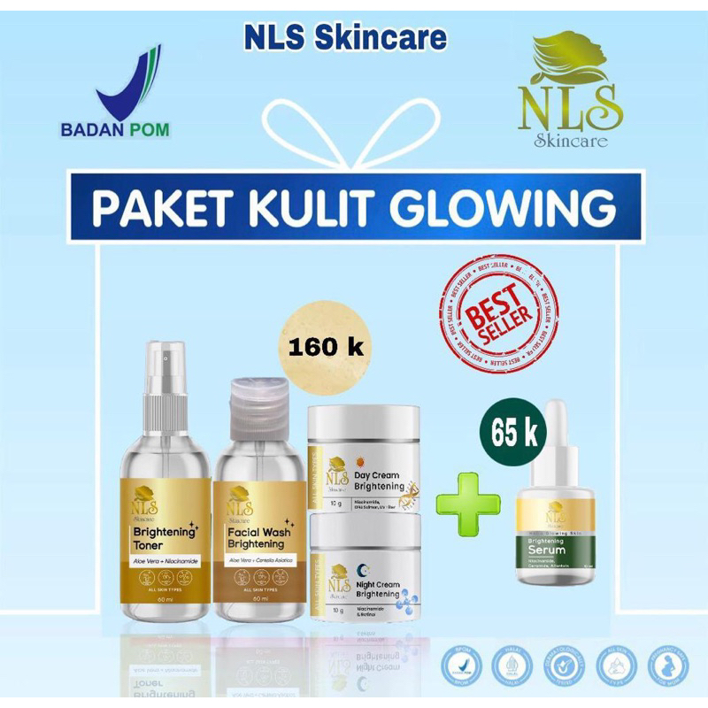 [BISA COD] SUDAH BPOM Paket Glowing NLS Skincare by Novyeta Lie Suhendra