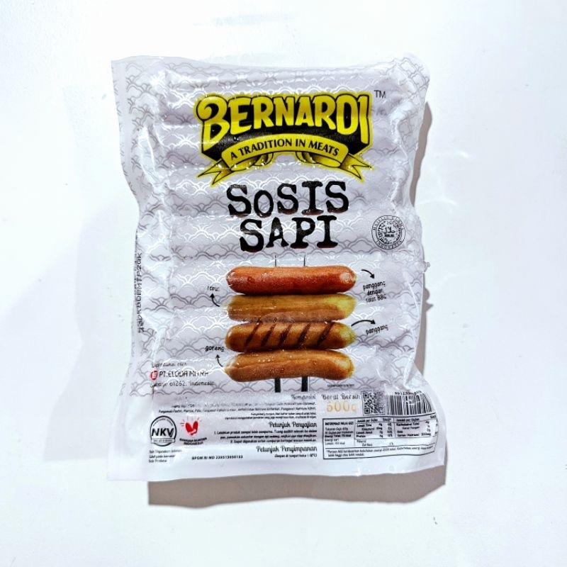 

BERNARDI sosis sapi 15s 500gr