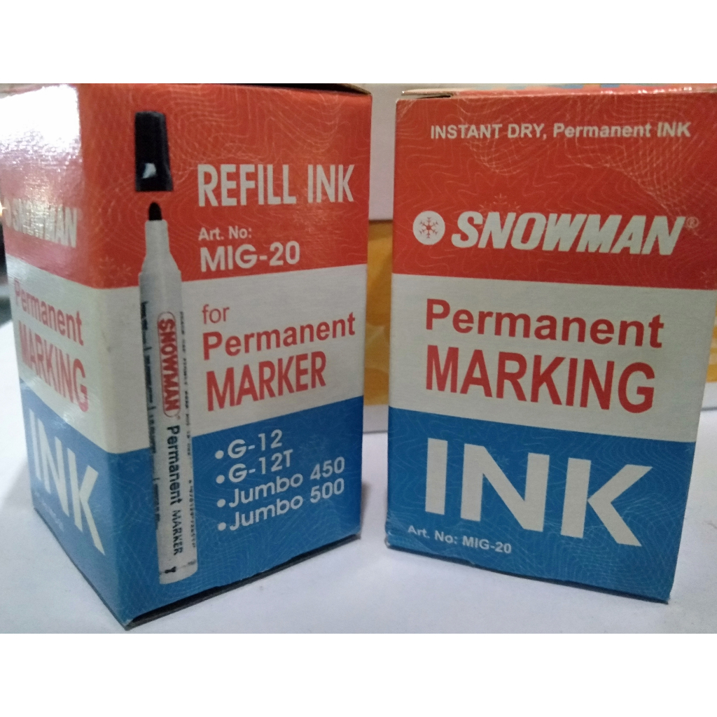 

Tinta Spidol Snowman Permanent/Tinta Permanen