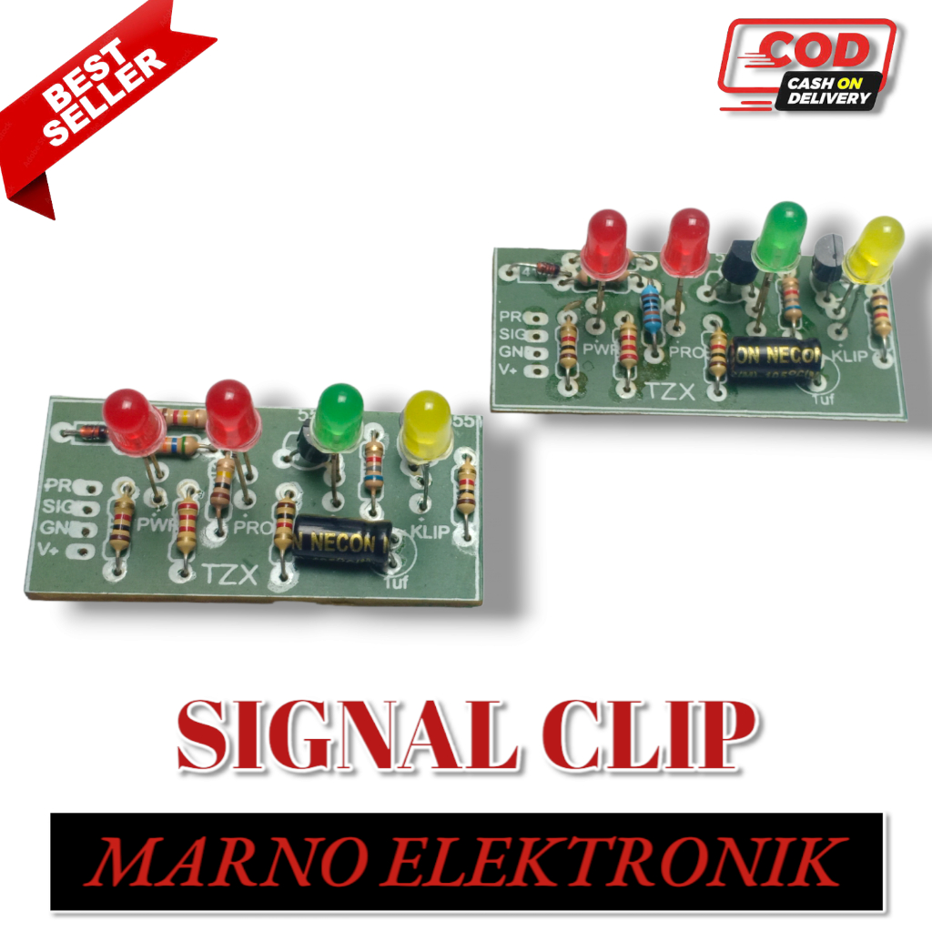 LAMPU LED SIGNAL CLIP INDIKATOR POWER AMPLIFIER SINYAL KLIP