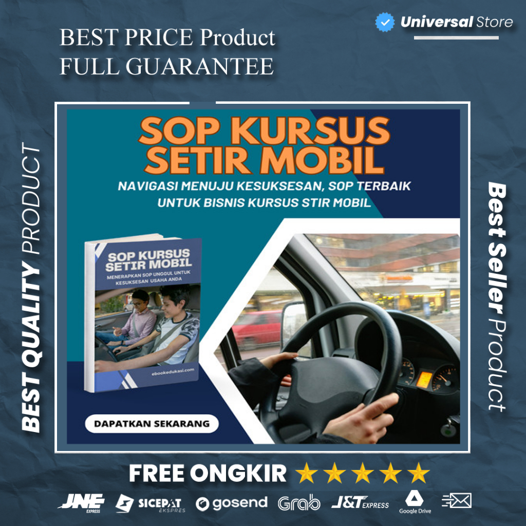 S.O.P Jasa Kursus Stir Mobil SOP Khursus Belajar Mengemudi Mobil Car Driving School Terlengkap