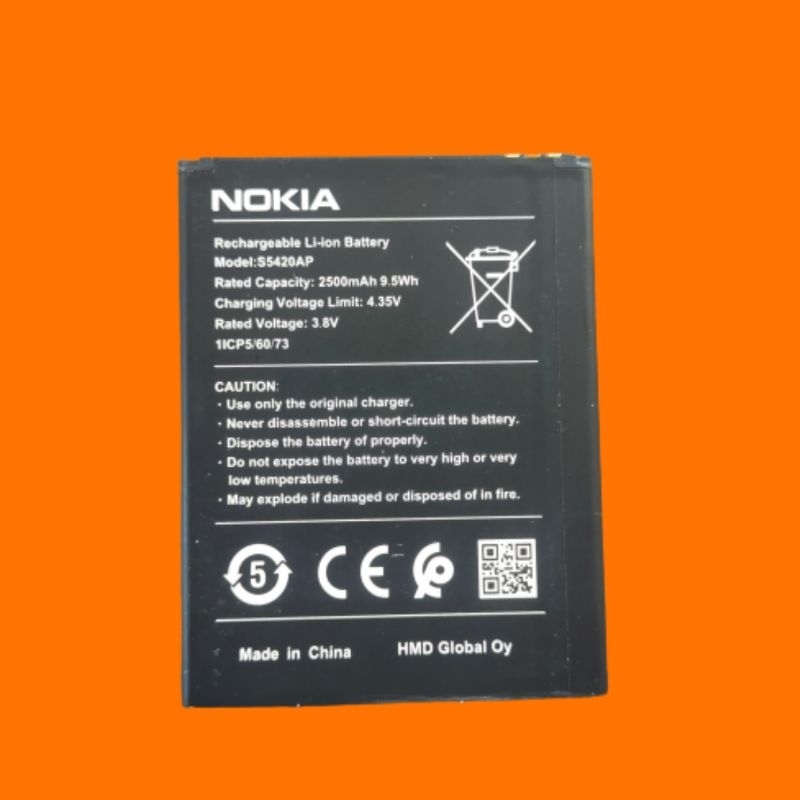 Baterai batre Nokia C1 model S5420AP Nokia C1 TA-1165 Dijamin Original Copotan