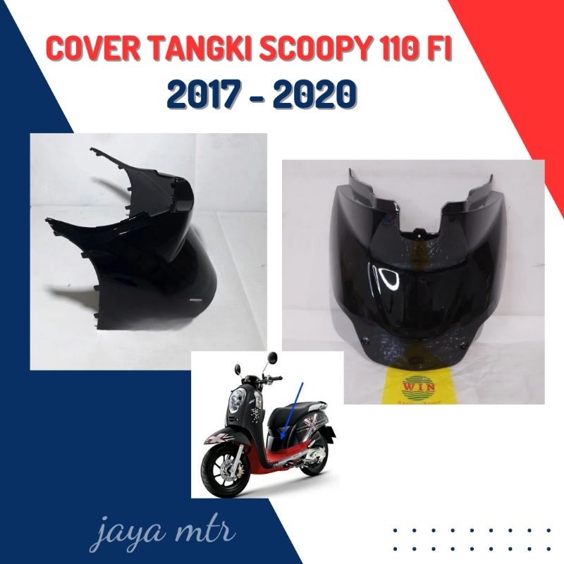 Cover Tangki Tutup Bawah Jok Tutup Mesin Motor Honda Scoopy Fi K16 2013 2014 2015 2016