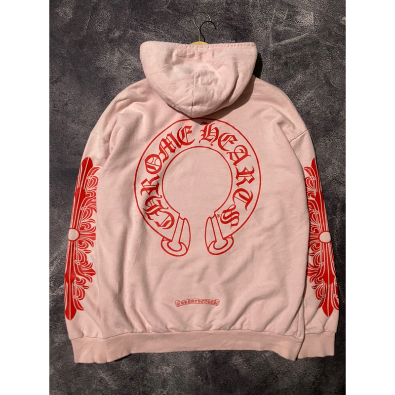 HOODIE/CHROME HEARTS PEACH/SECOND ORIGINAL