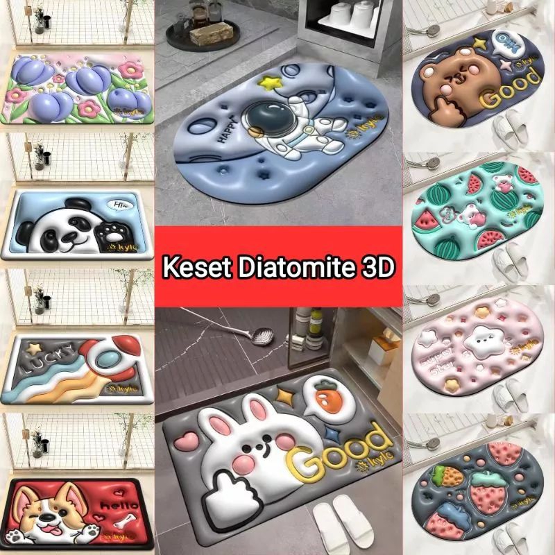KESET DIATOMITE ANTI SLIP