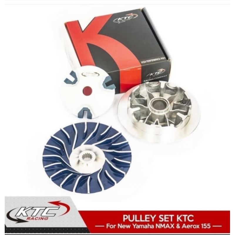 PULLEY SET KTC ORIGINAL YAMAHA NMAX NEW AEROX 155