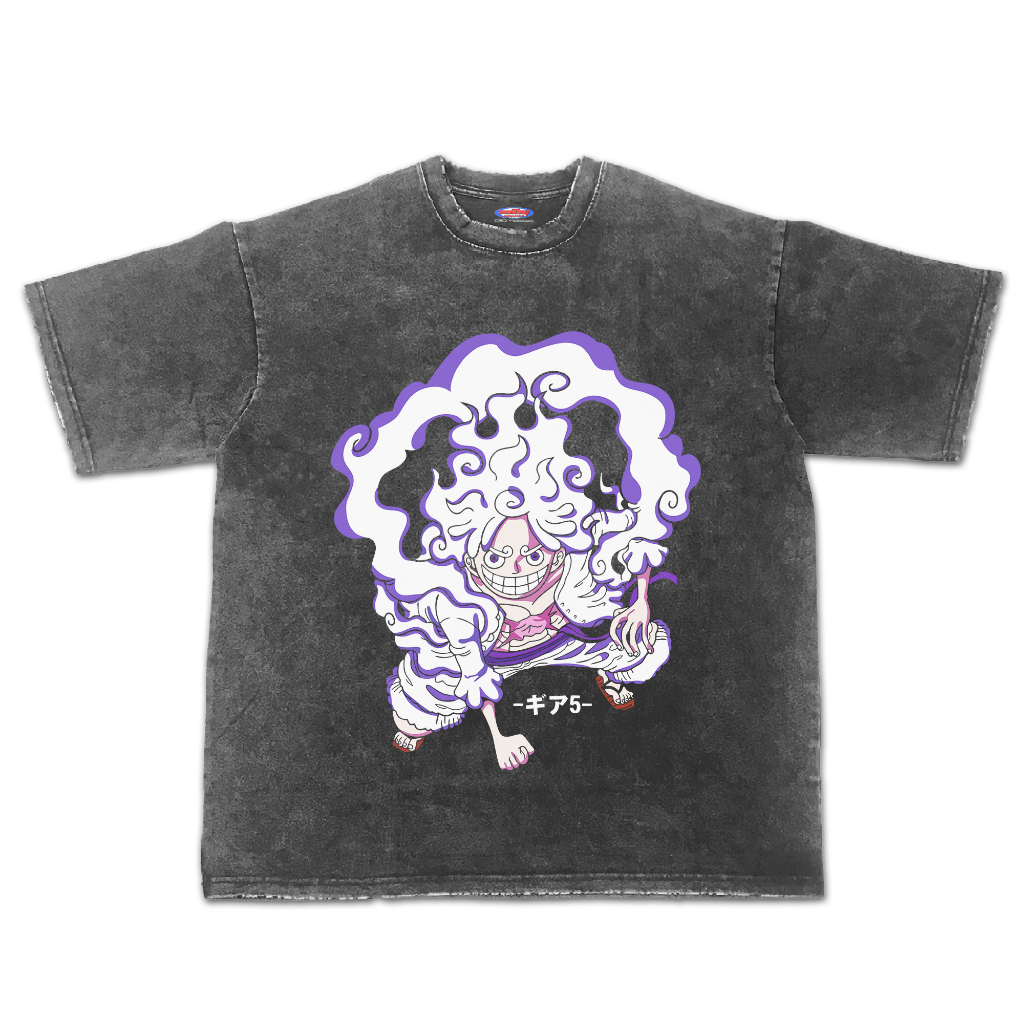 gear 5 one piece oversize sandwash t-shirt