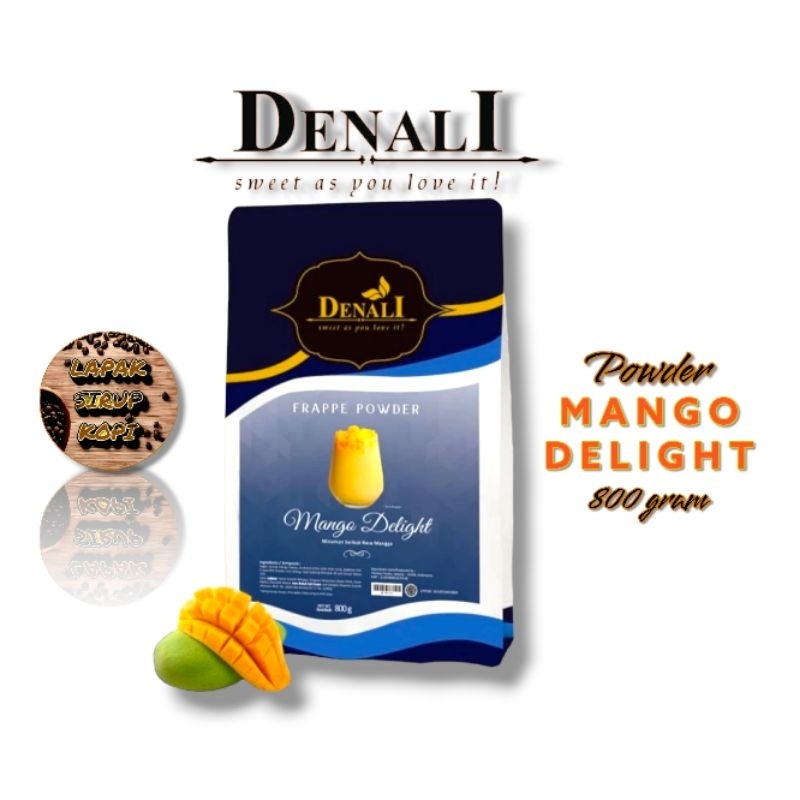 

Denali - Mango delight powder 800gr - bubuk minuman rasa mangga