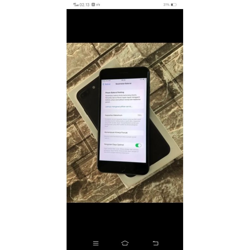 Iphone 7 plus 32gb ibox like new fullset