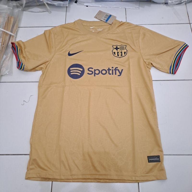 OBRAL JERSEY BOLA BARCELONA AWAY 2022 2023 Grade Ori