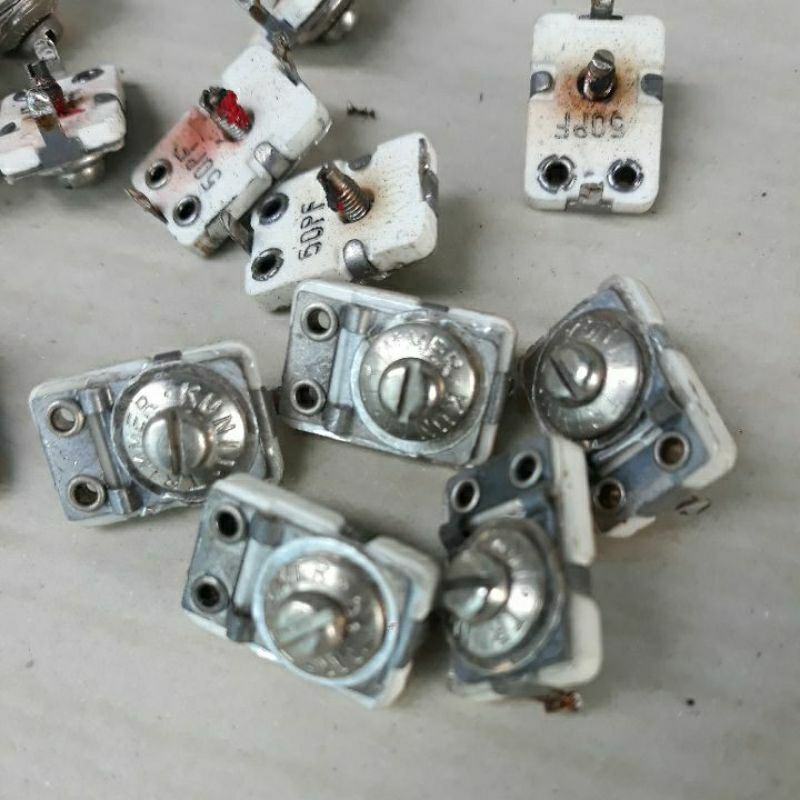 trimer keramik 50pf, trimmer 50 pf original