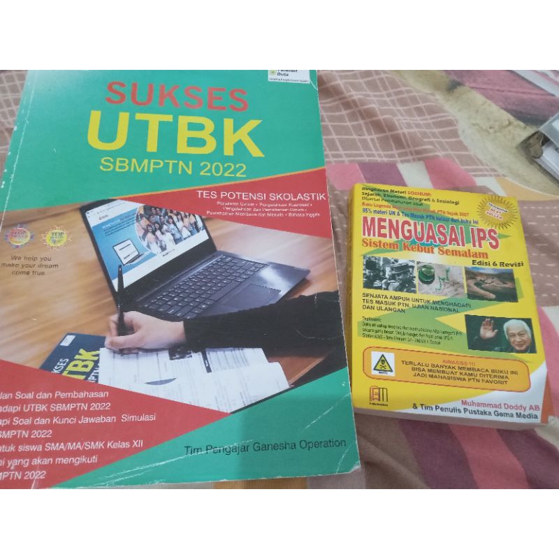 [PRELOVED] tps ganesha operation 2022, buku sks kuning IPS 2022