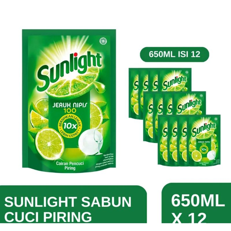SUNLIGHT  1 DUS 610ML X 12PCS