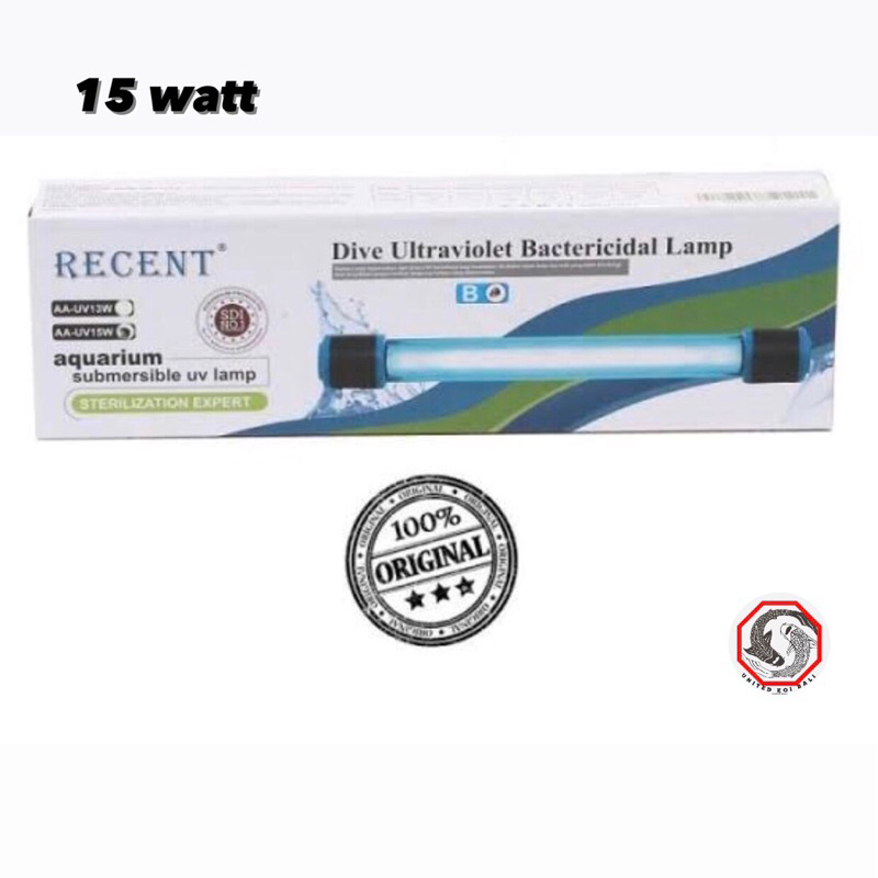 LAMPU UV KOLAM IKAN KOI DAN AQUARIUM RECENT UV-15watt