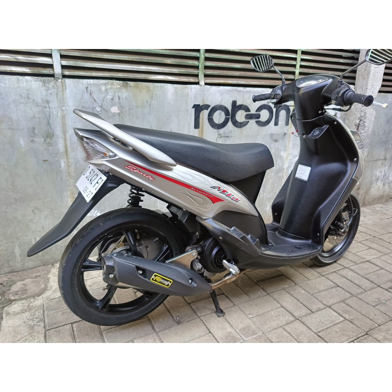 Knalpot rob1 Mio Karbu Mio Sporty Standart Racing Cap v