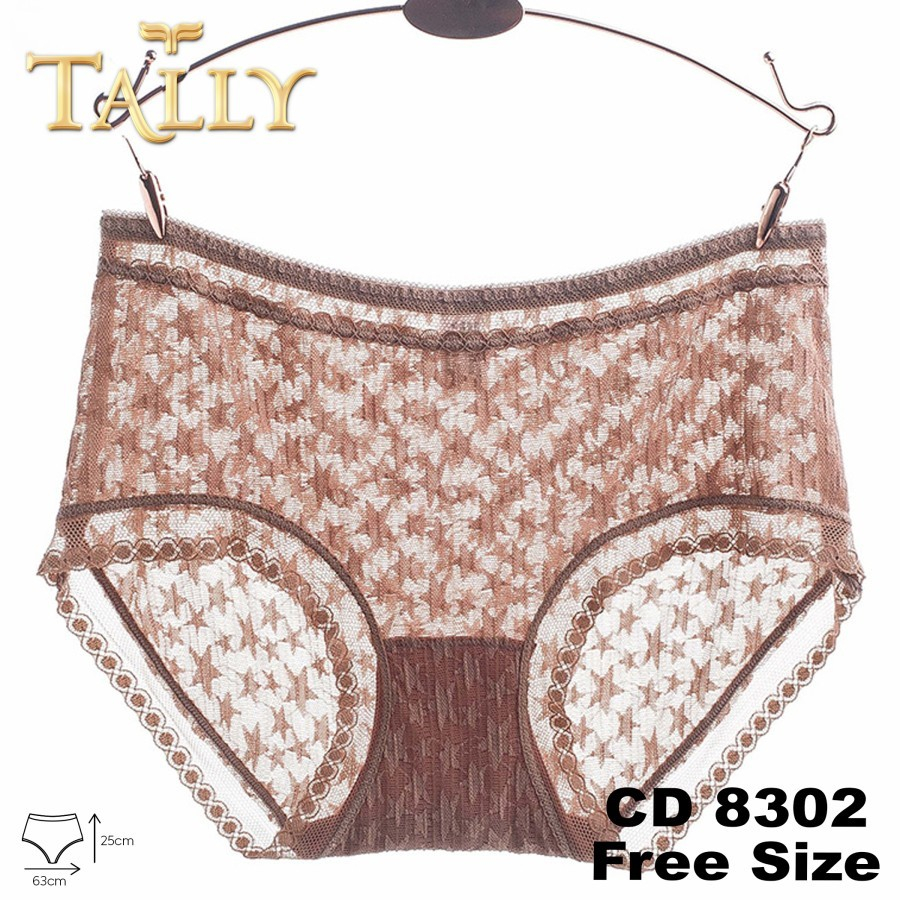 CD Celana Dalam Wanita Renda Brokat transparan tally 8302