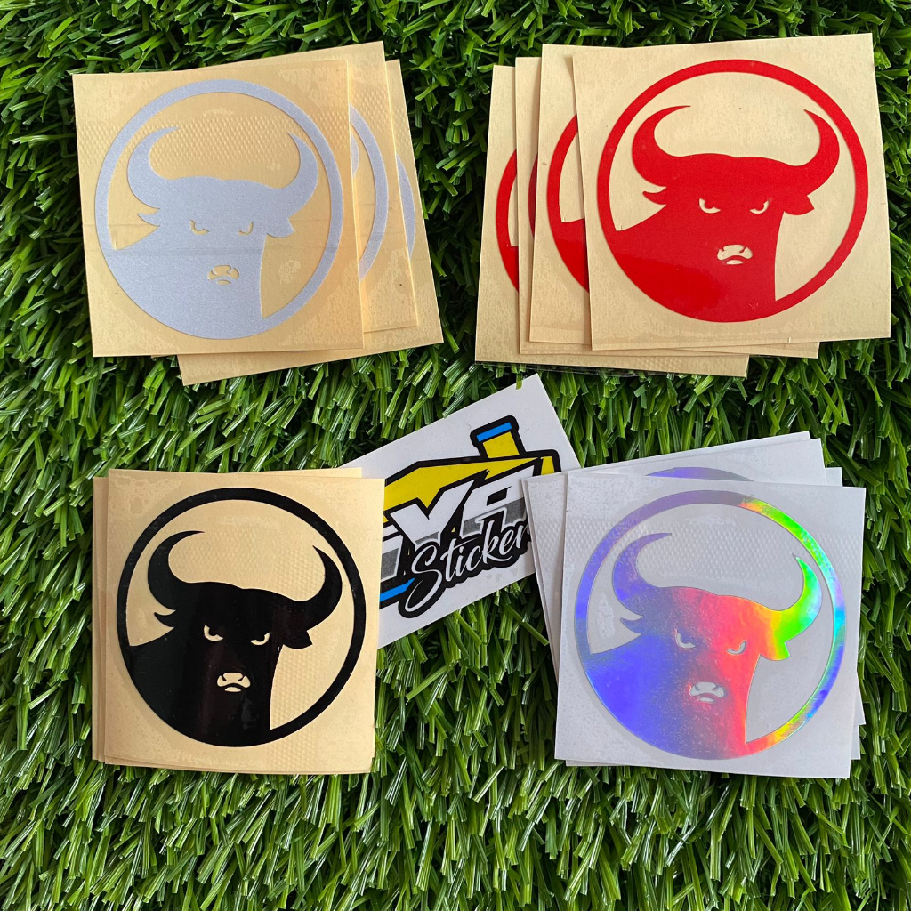 stiker banteng pdip sticker banteng cutting motor mobil