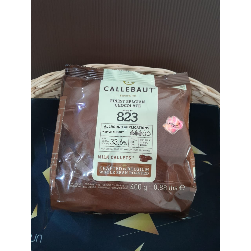 

CALLEBAUT CHOCOLATE BELGIAN 823 400 GR