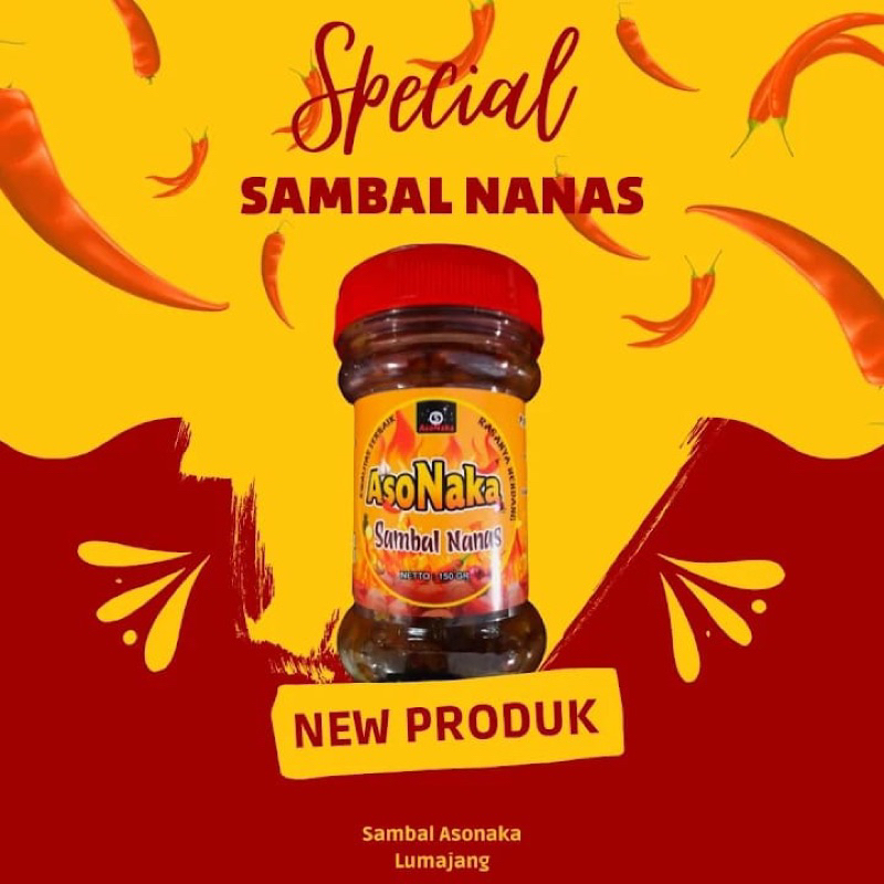 

Sambal Asonaka Varian Nanas (1 paket isi 4pcs)