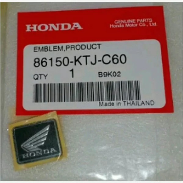 EMBLEM LOGO KOTAK KECIL SAYAP HONDA CBR 150 R - CBR 250 R - CB 150 R - TIGER - MEGA PRO - VARIO - BE