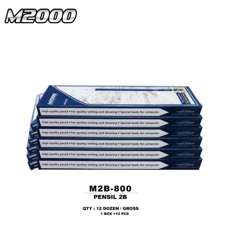 

pensil M2000 isi 12pcs pensil 2B