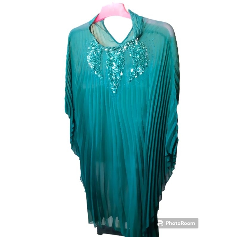 Tunik Pesta Hijau Botol