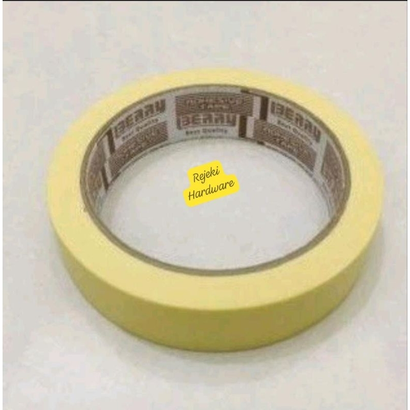 

Masking Tape / Solasi Kertas BERRY 1 inch 23 mm 25 meter