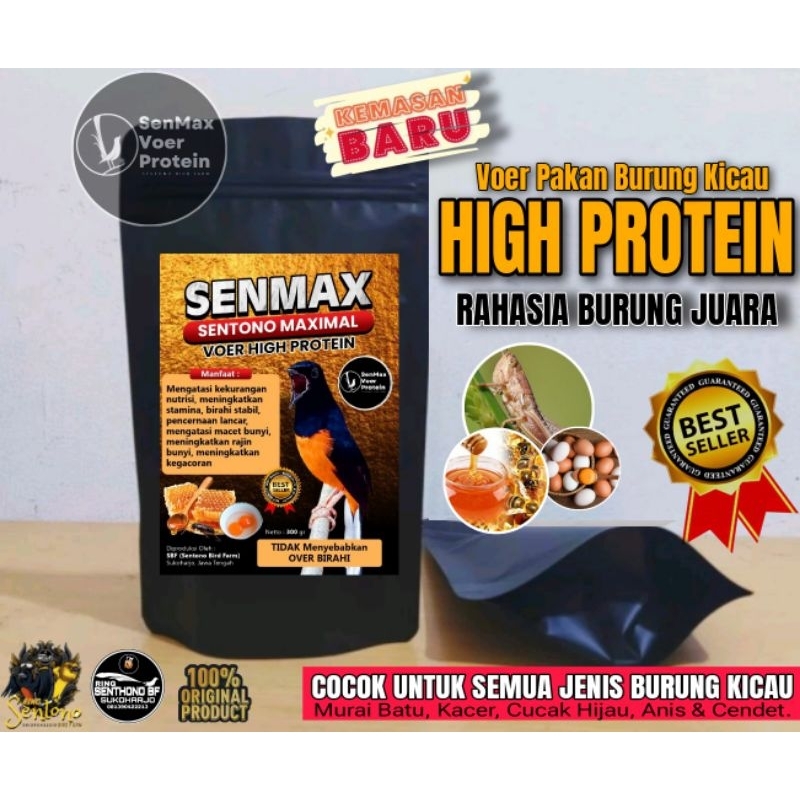 Voer Murai Batu SenMax | voer murai batu khusus Lomba | voer high protein | voer penggacor burung | 
