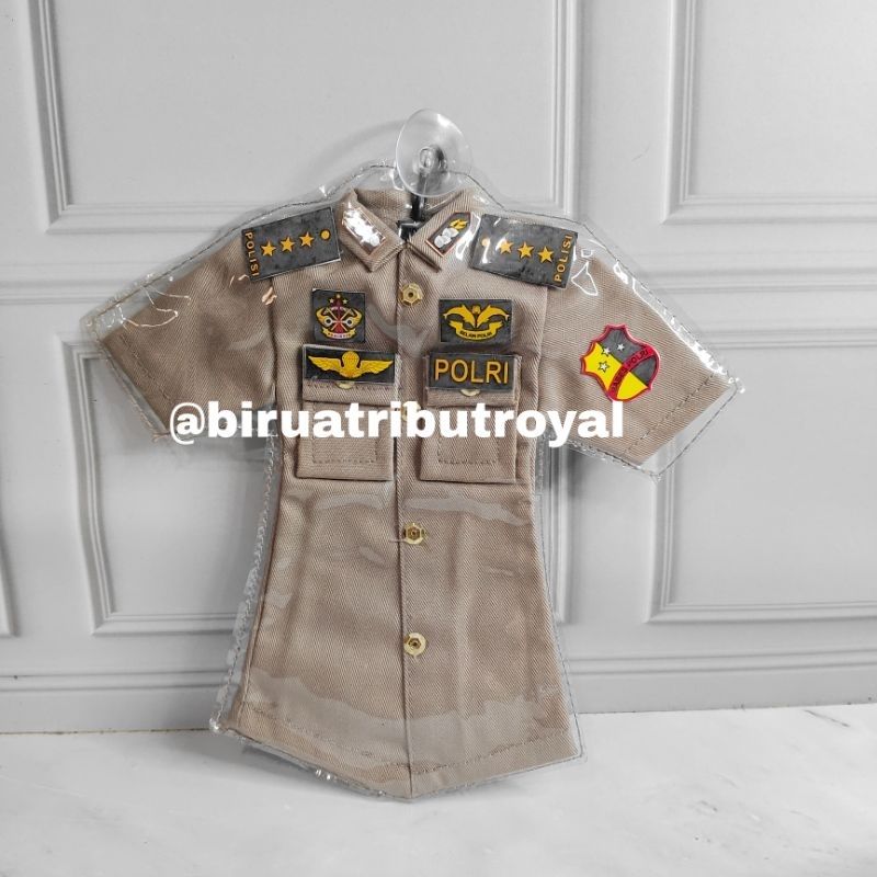 MINIATUR SERAGAM POLRI / MINIATUR SERAGAM POLISI