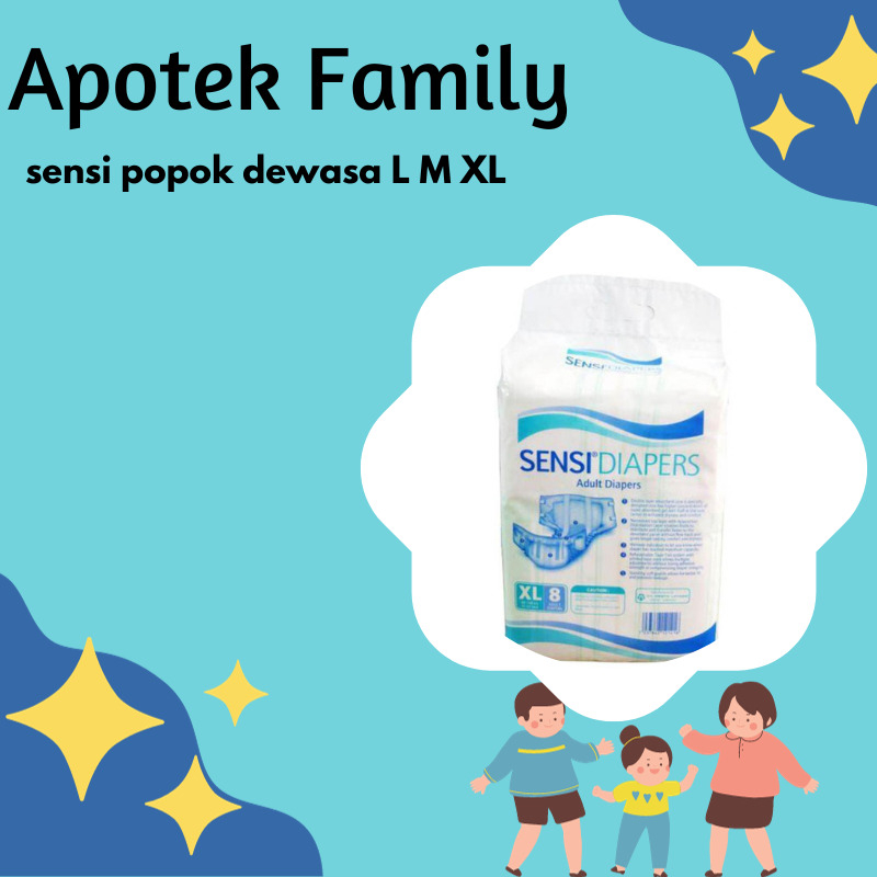 sensi popok dewasa L M XL