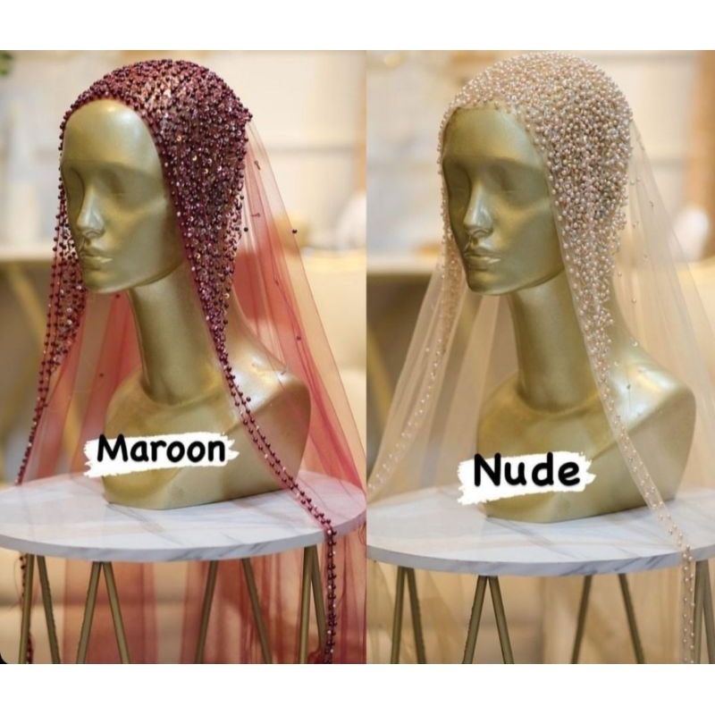 Veil pengantin payet