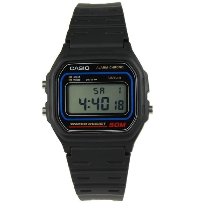 CASIO W-59-1VQ-Jam Tangan Pria Digital Original-Garansi Resmi