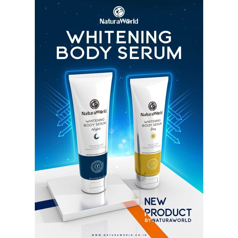Natura Whitening Body Serum (Free Emas LM)