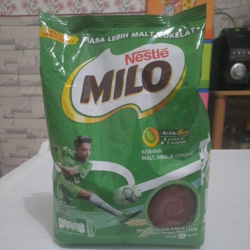 

MILO LEBIH BANYAK COKLAT 990 ML EXP : NOV 2025