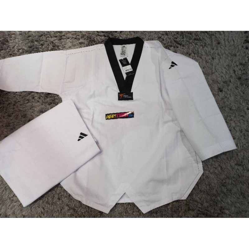 DOBOK ADIDAS ADI START TAEKWONDO KERAH HITAM
