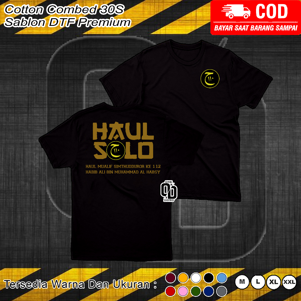 BAJU KAOS HAUL SOLO 2023 HAUL KE 112 TSHIRT PREMIUM