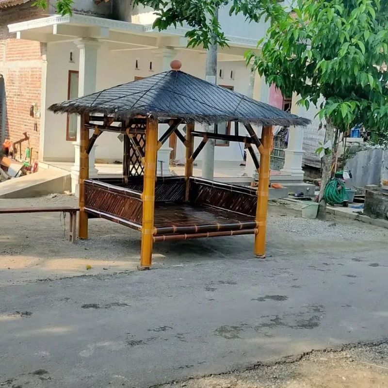 Saung Bambu - Gazebo bambu