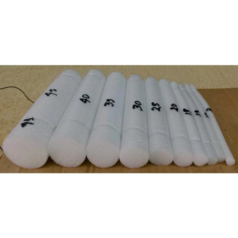 (kode: TUB) PE FOAM PIPA SOLID, TIDAK SOLID 40mm